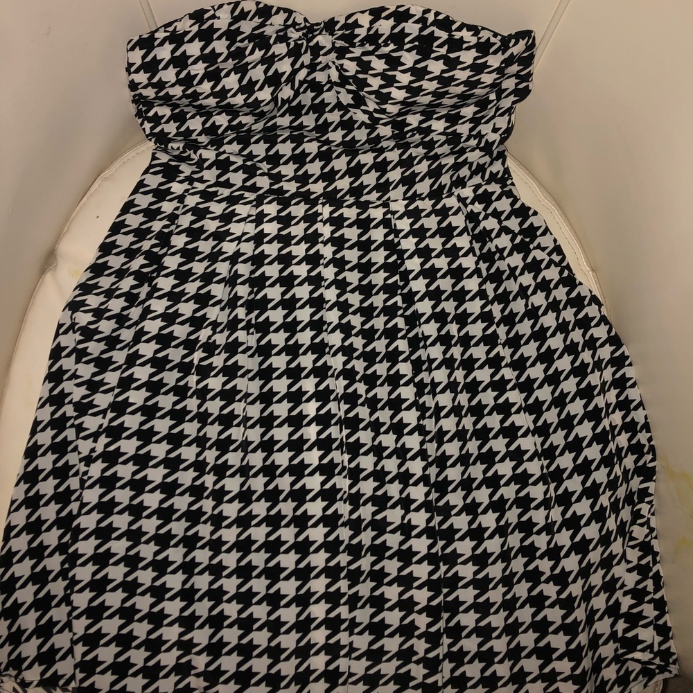 Houndstooth Mini Dress